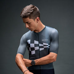 JERSEY PRO TEAM BLK HOMBRE GRIS CARRERA