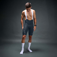 BIB SHORT BLACK ULTIMATE 3.0 GRIS MAN