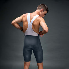 BIB SHORT BLACK ULTIMATE 3.0 GRIS MAN